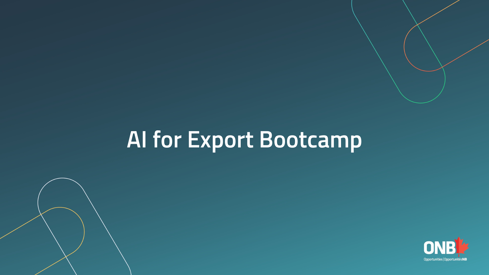 ai for export bootcamp