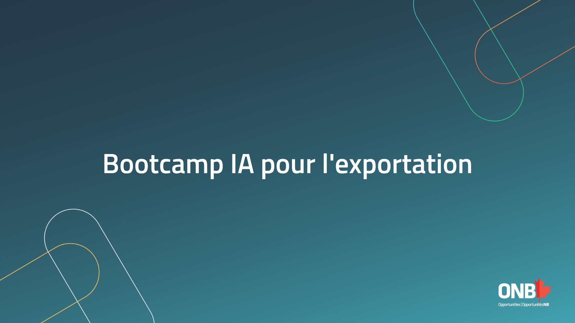 bootcamp ia pour l'exportation