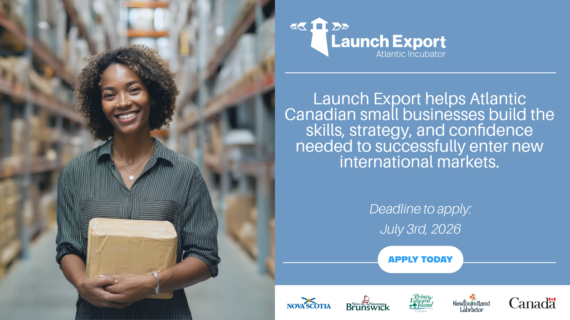 launch export banner