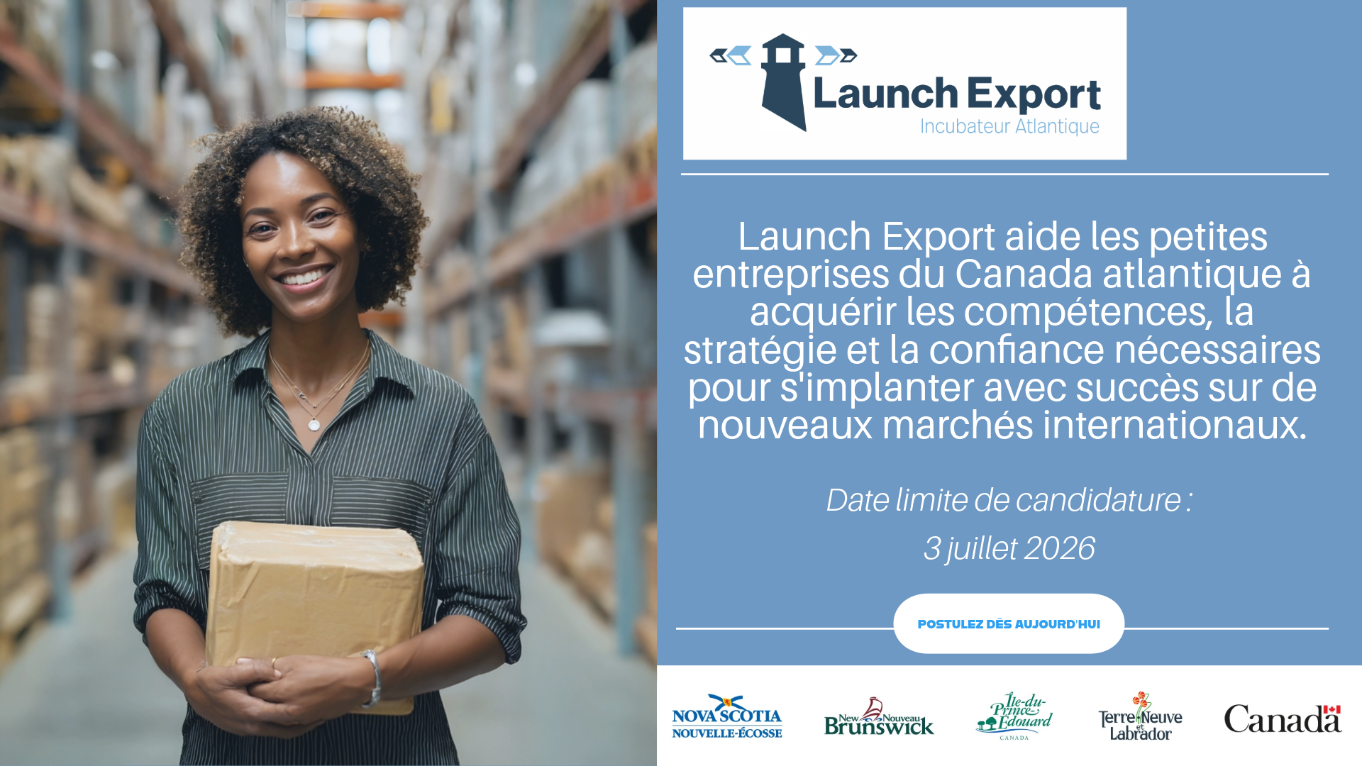launch export banner fr